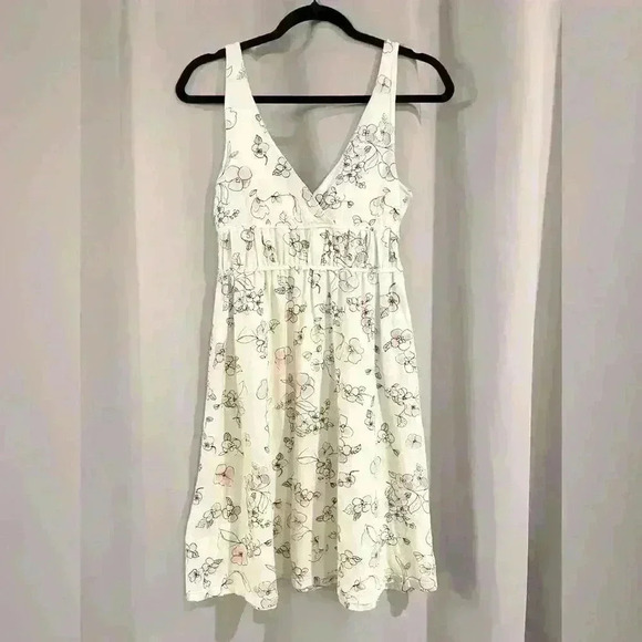 Women’s Yellow V-Cut Summer Dress - Picture 1 of 5